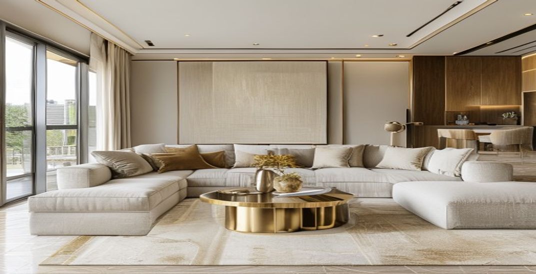 Intérieur d'appartement moderne lumineux — Imperial Acacias